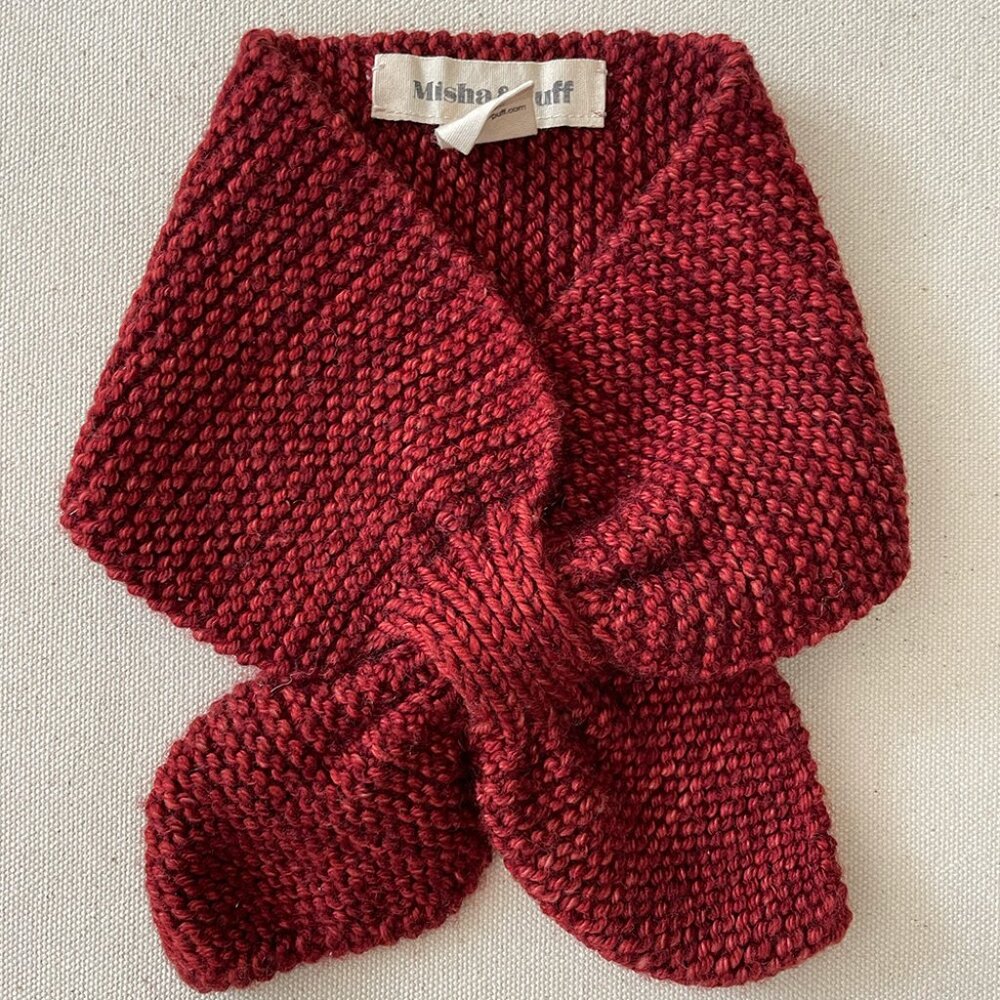 Misha & Puff Sledding Scarf - Brick